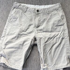 DC Men's Gray Flat Front Shorts